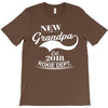 New Grandpa 2018 Rokie Dept. T-Shirt