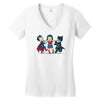 super childish Women's V-Neck T-Shirt