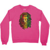 new! men's rasta vibe lion Crewneck Sweatshirt