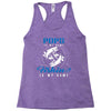 Pops is my Name Fishing Is My Game Racerback Tank