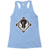 simple art logo Racerback Tank