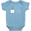 if you like coffee Baby Bodysuit