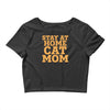 stay at home cat mom Crop Top