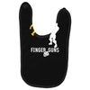 finger guns batle royal gaming Baby Bibs