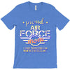 military, women's proud air force mom of her military son u T-Shirt