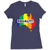 Vote Yes-Australia Marriage Equality Ladies Fitted T-Shirt