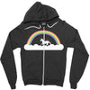 Rainbow Unicorn Zipper Hoodie