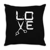 shear love Throw Pillow