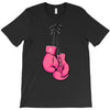 boxing gloves breast cancer T-Shirt