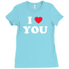 i love you Ladies Fitted T-Shirt