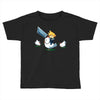 mighty hero atop a chicken Toddler T-shirt