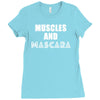 muscles and mascara Ladies Fitted T-Shirt