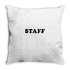 Staff Throw Pillow