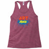 retro tv show unofficial art attack Racerback Tank