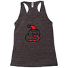 candy cane cat Racerback Tank