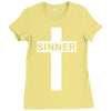 sinner christian god bible new Ladies Fitted T-Shirt