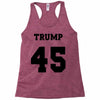 Trump 45 jersey number Racerback Tank