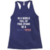be a sally yates Racerback Tank