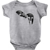 spartan mask Baby Bodysuit