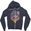 amistad digital Zipper Hoodie