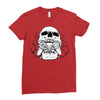 skull gamer 2 Ladies Fitted T-Shirt