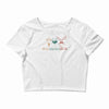 goatee beard mustache Crop Top