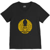 gold owl V-Neck Tee