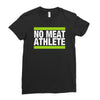 no meat athlete! Ladies Fitted T-Shirt