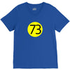 73 the perfect number t shirt the big bang theory cool funny V-Neck Tee