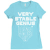 Very Stable Genius Ladies Fitted T-Shirt