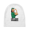 liver cancer awareness can do it Baby Beanies