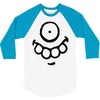 monster face (2) 3/4 Sleeve Shirt