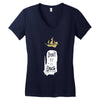 don't be a dick Women's V-Neck T-Shirt