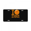 i love dbz License Plate