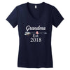 Grandma est.2018 Women's V-Neck T-Shirt