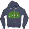 run away and keep going Zipper Hoodie