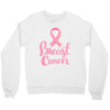 breast cancer pink ribbon Crewneck Sweatshirt