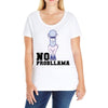 no probllama Ladies Curvy T-Shirt