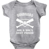 diamonds are a girls best friend girls softball shirt funny women spor Baby Onesie