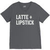 latte and lipstick V-Neck Tee