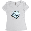 dramatic chipmunk Women's Triblend Scoop T-shirt