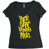 fuck what people think Women's Triblend Scoop T-shirt