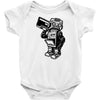 dance robot music old Baby Onesie
