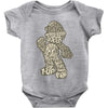 mario text Baby Bodysuit