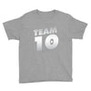 team 10 silver Youth Tee