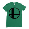 baseball Ladies Fitted T-Shirt