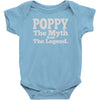 poppy myth legend casual Baby Onesie