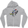 t'rex Zipper Hoodie