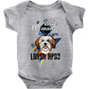 who loves lhasa apso Baby Bodysuit