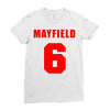 baker mayfield new jersey number Ladies Fitted T-Shirt